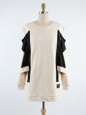 Women's Sweatshirt Dress "By o la la" – Size 34 European XS USA– NWT